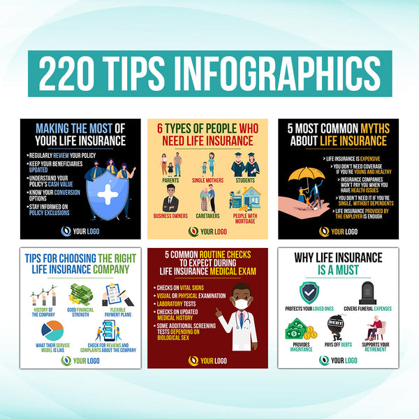Life Insurance Tips Infographics