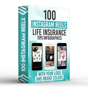 100 Instagram Reels Video Life Insurance Tips Infographics