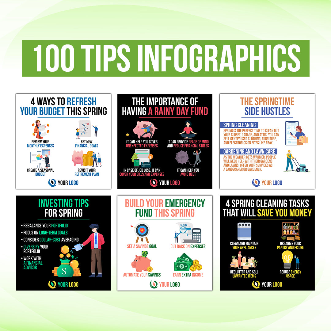 200 Spring Finance Posts for Social Media – Social Media Images