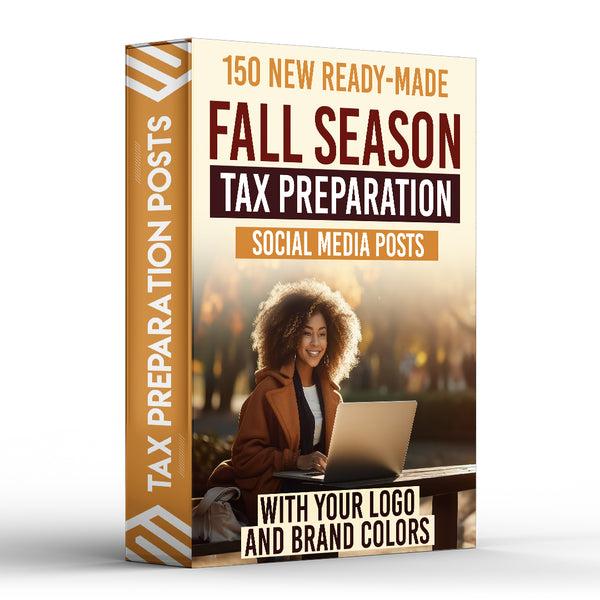 150 Fall Season Tax Preparation Posts for Social Media