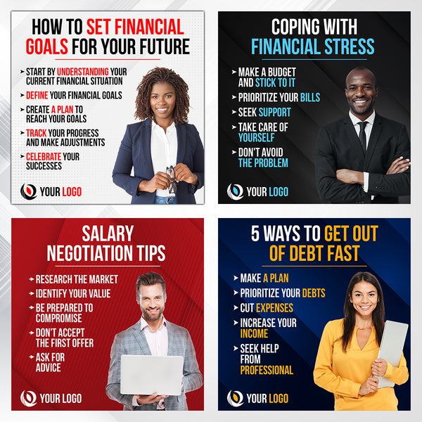 Financial Services Tips Flyers