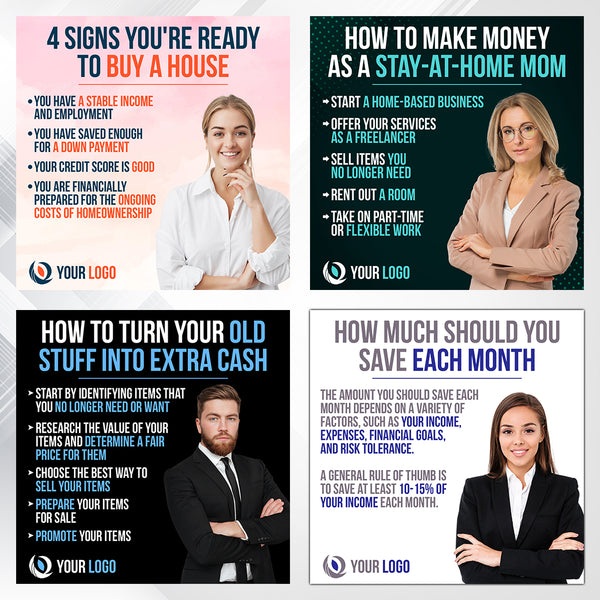 Financial Services Tips Flyers