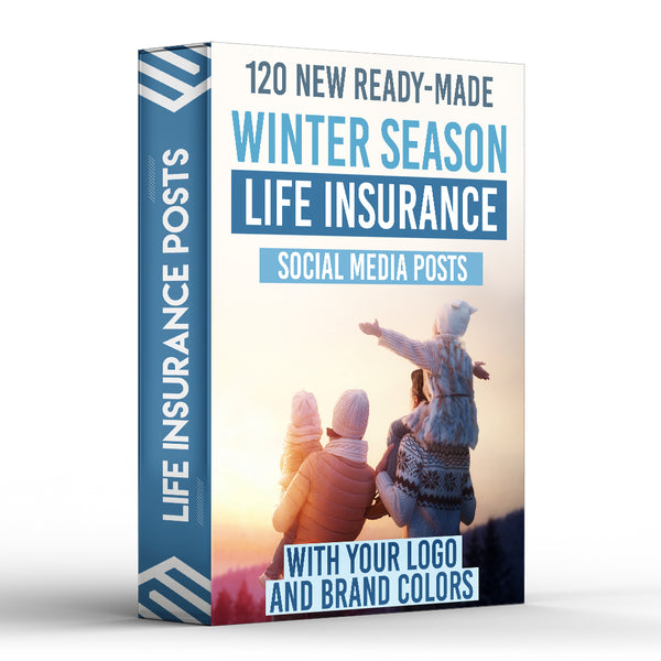 Winter Season Life Insurance Social Media Posts