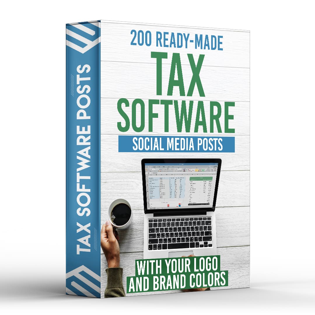 Software Posts 200 Tax Software Posts for Social Media – Social Media Images