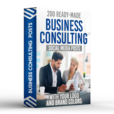 Business Consulting Social Media Posts Tips Infographics Templates Quotes