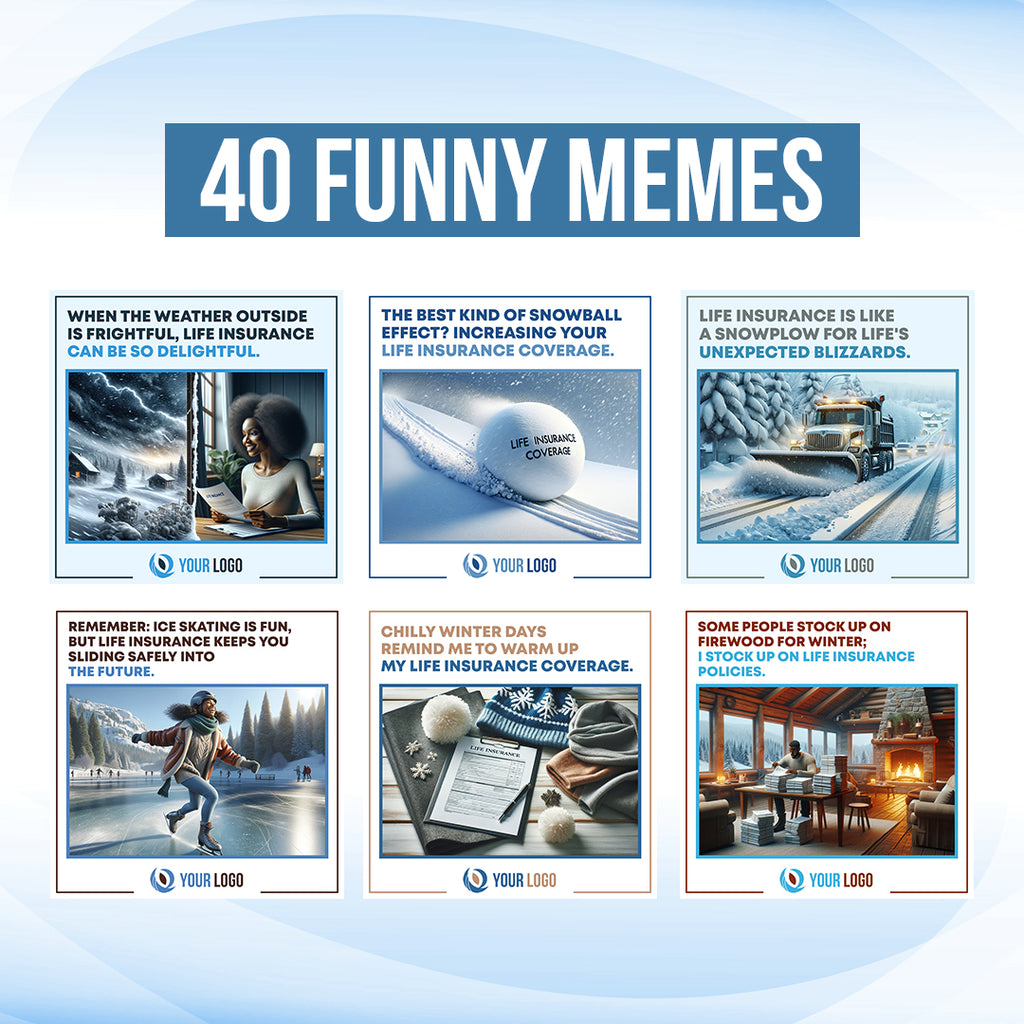 Witty Insurance Posts 120 Winter Season Life Insurance Posts for Social Media – Social Media ...