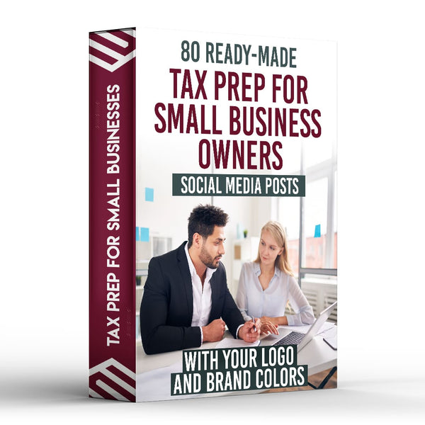 80 Tax Prep for Small Business Owners for Social Media