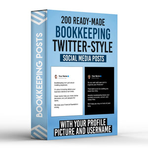 200 Bookkeeping Twitter-Style Posts for Social Media