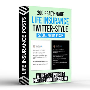 200 Life Insurance Twitter-Style Posts for Social Media