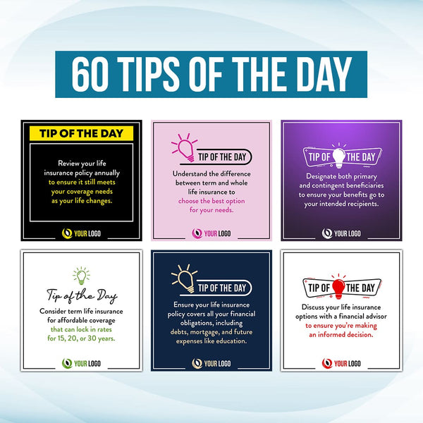 260 NEW Life Insurance Posts for Social Media