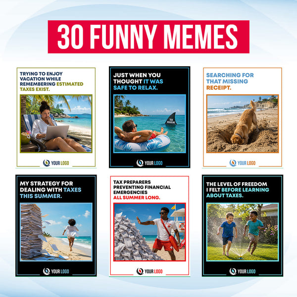 150 Summer Season Tax Preparation Posts for Social Media