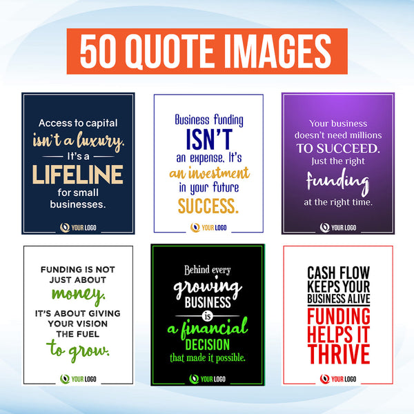 200 Business Funding Posts for Social Media