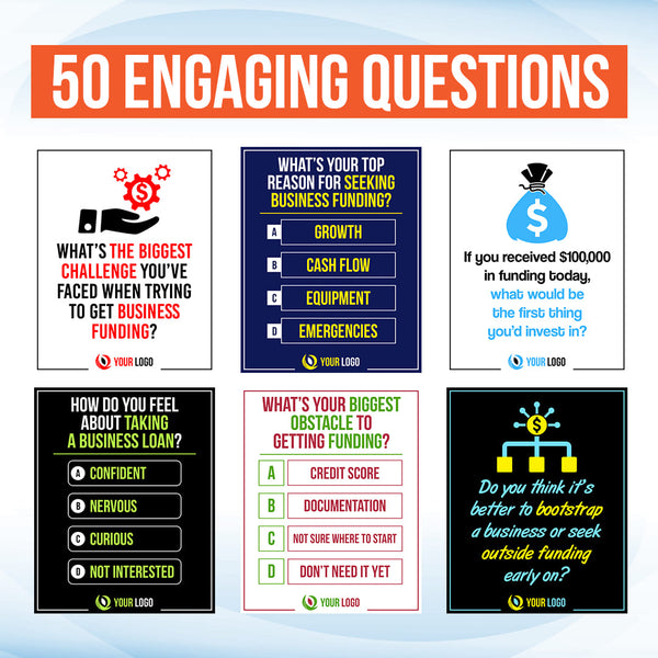 200 Business Funding Posts for Social Media