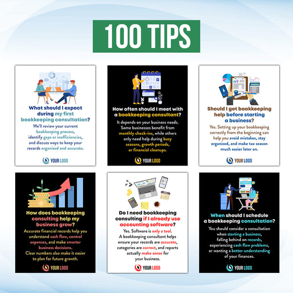 200 Bookkeeping Consulting Posts for Social Media