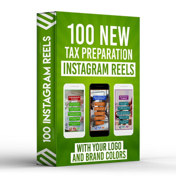 100 NEW Tax Preparation Instagram Reels