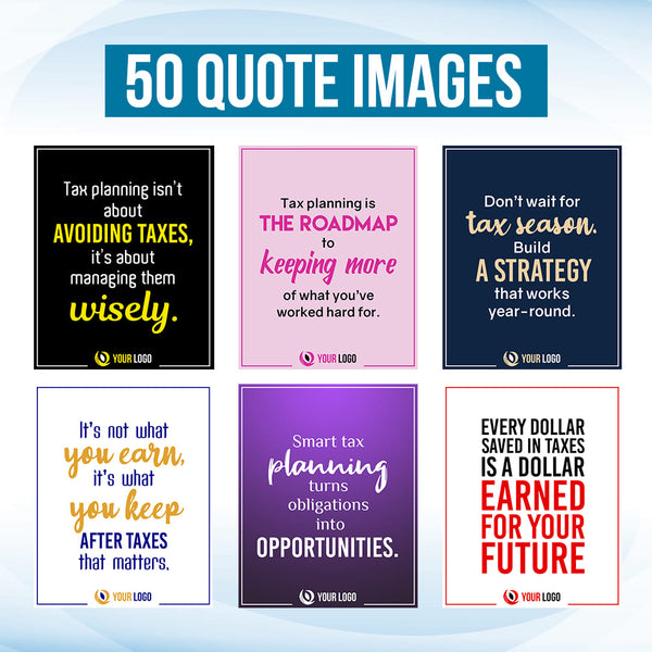 Tax Planning Quote Images