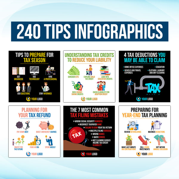 Tax Preparation Infographics