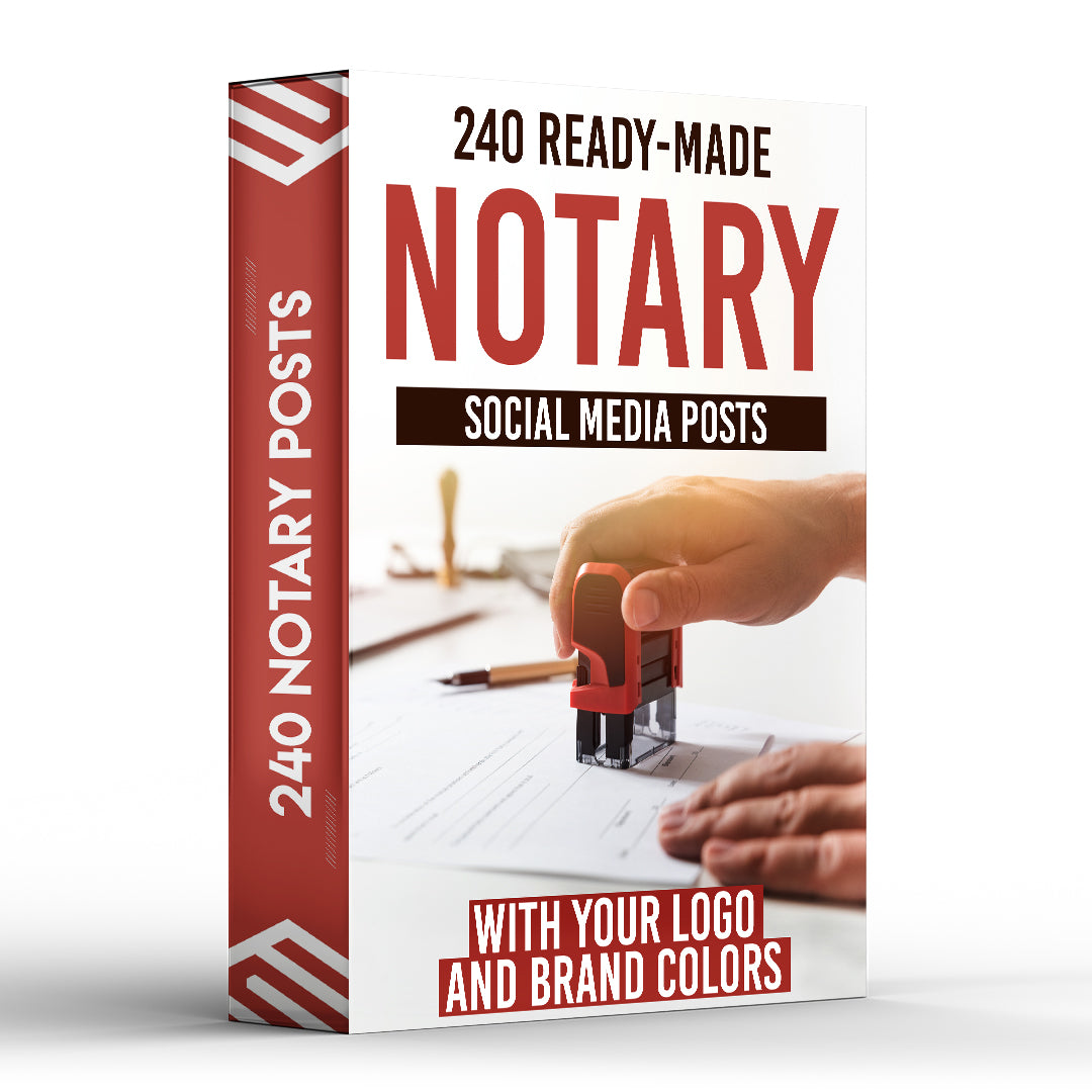 Notary Posts 240 Notary Posts for Social Media – Social Media Images
