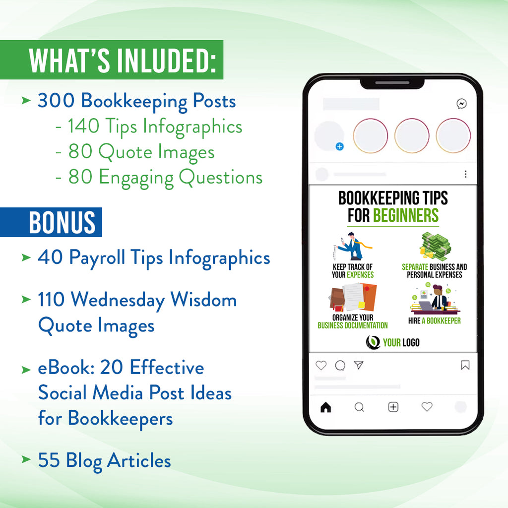 300 Bookkeeping Posts For Social Media – Social Media Images