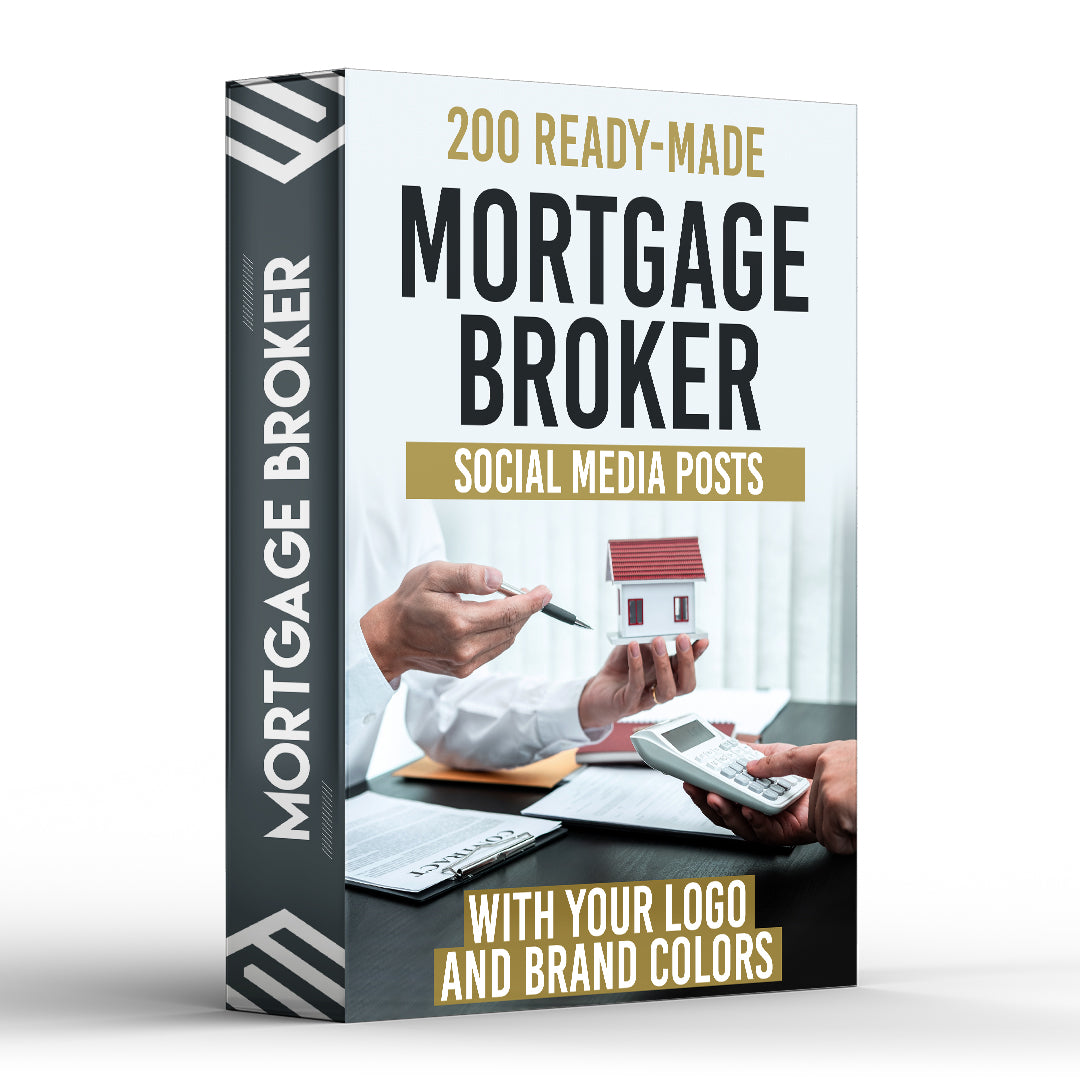 Mortgage broker social media posts