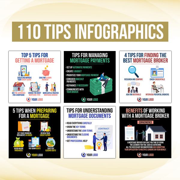 Mortgage Broker Tips Infographics