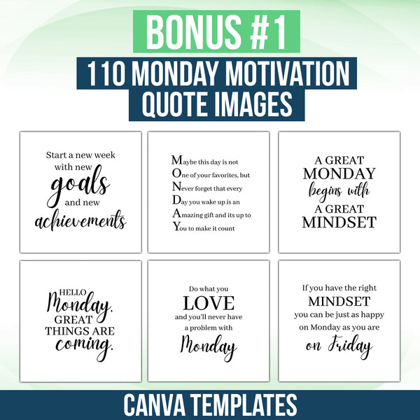 300 Bookkeeping Posts for Social Media - Canva Templates