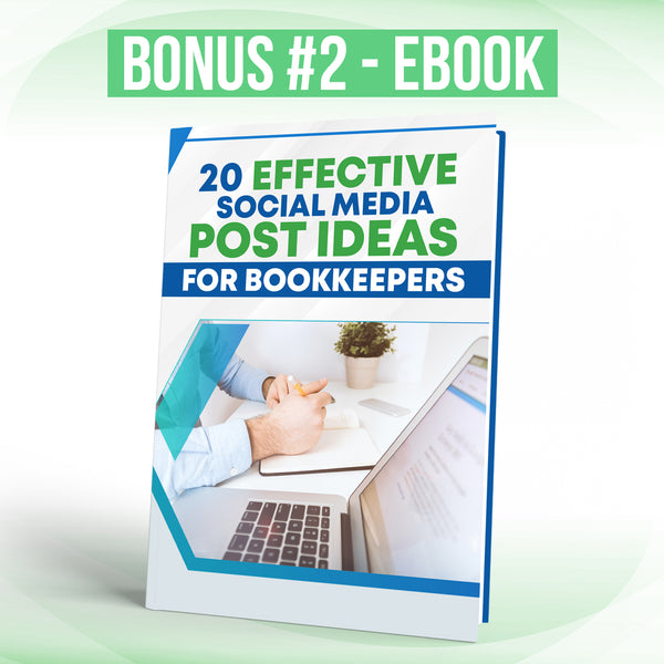 300 Bookkeeping Posts for Social Media - Canva Templates