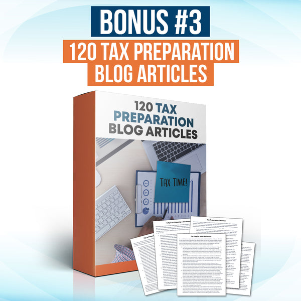 300 Tax Preparation Posts for Social Media - Canva Templates